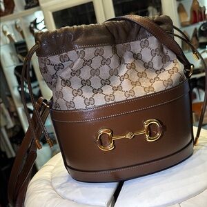 Gucci 1955 Horsebit small bucket bag
